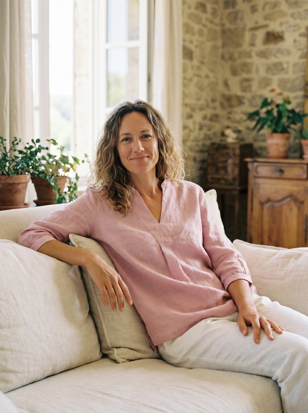 Joanna | Camicia Classica in Lino
