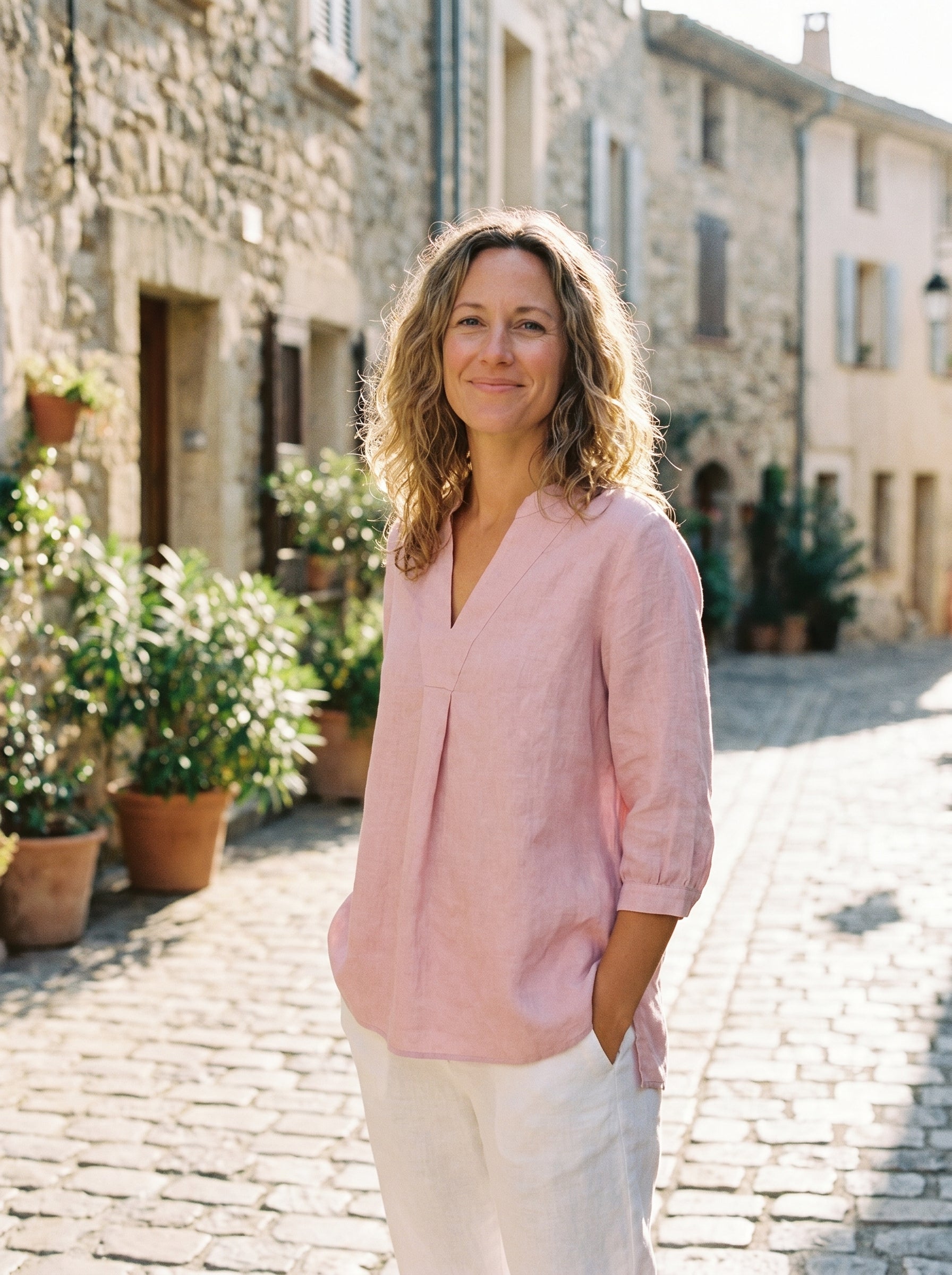 Joanna | Camicia Classica in Lino