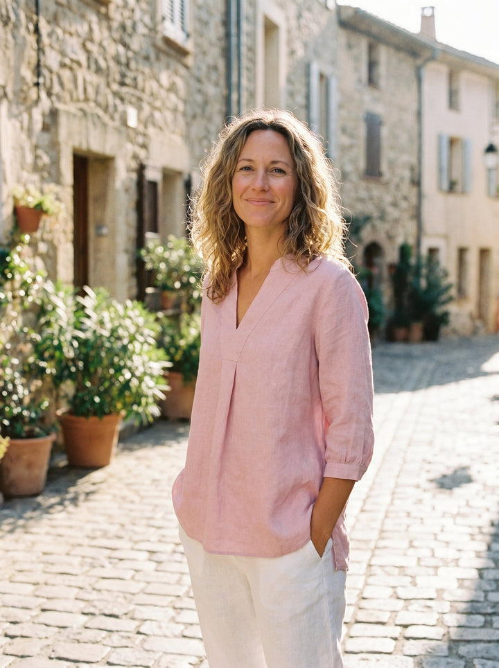 Joanna | Camicia Classica in Lino