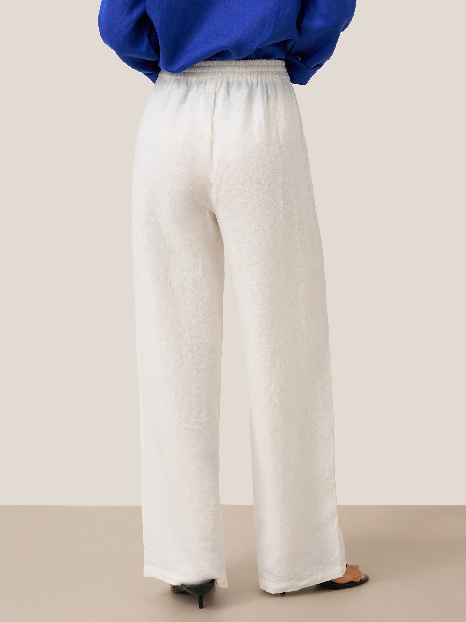 Pantaloni classici in lino al 100% LYON
