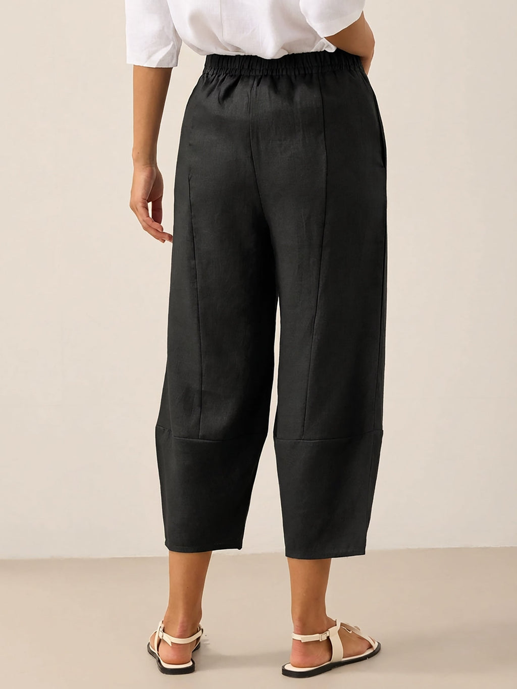 Martina | Pantaloni in Lino con Vestibilità Rilassata