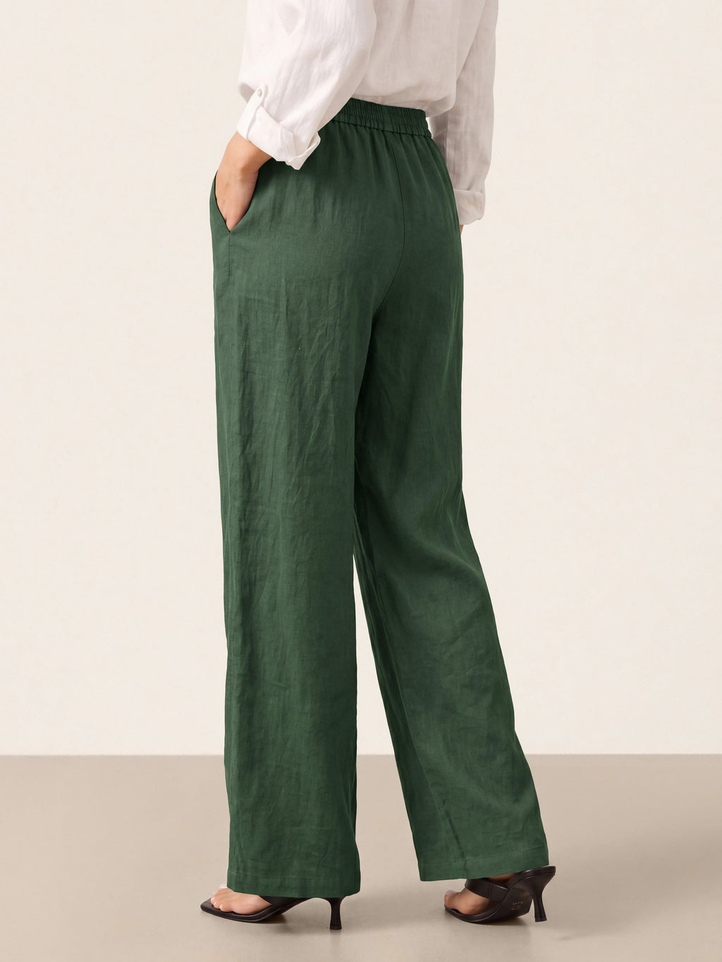 Pantaloni classici in lino al 100% LYON