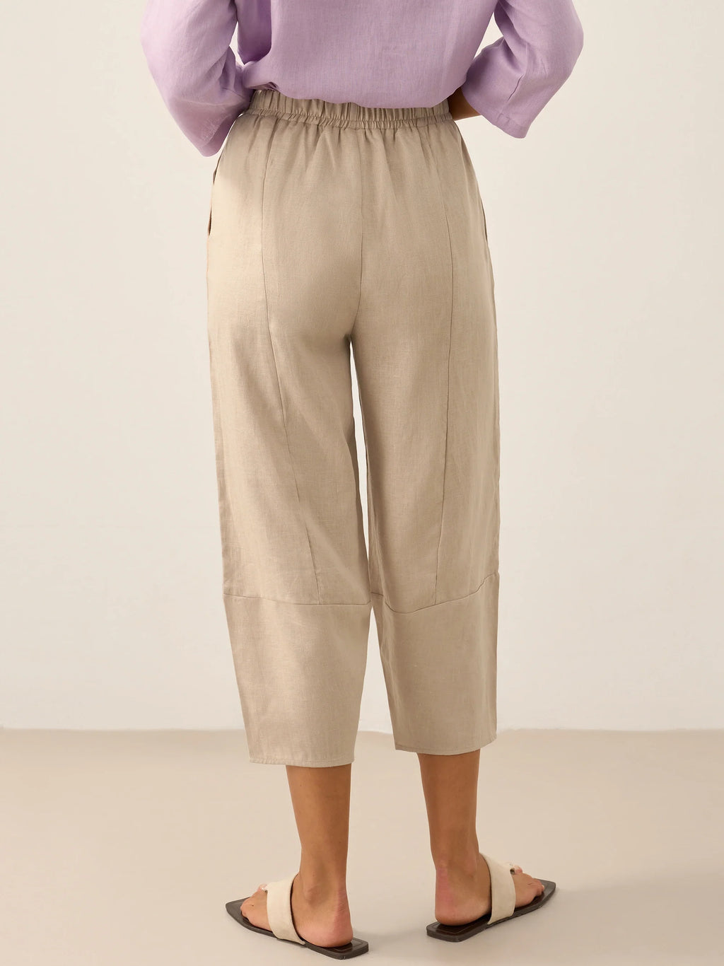 Martina | Pantaloni in Lino con Vestibilità Rilassata