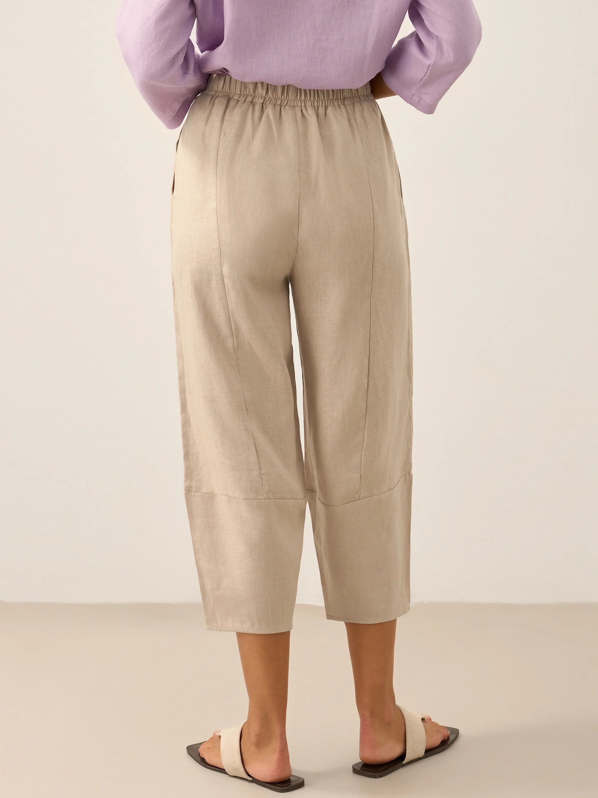 Martina | Pantaloni in Lino con Vestibilità Rilassata