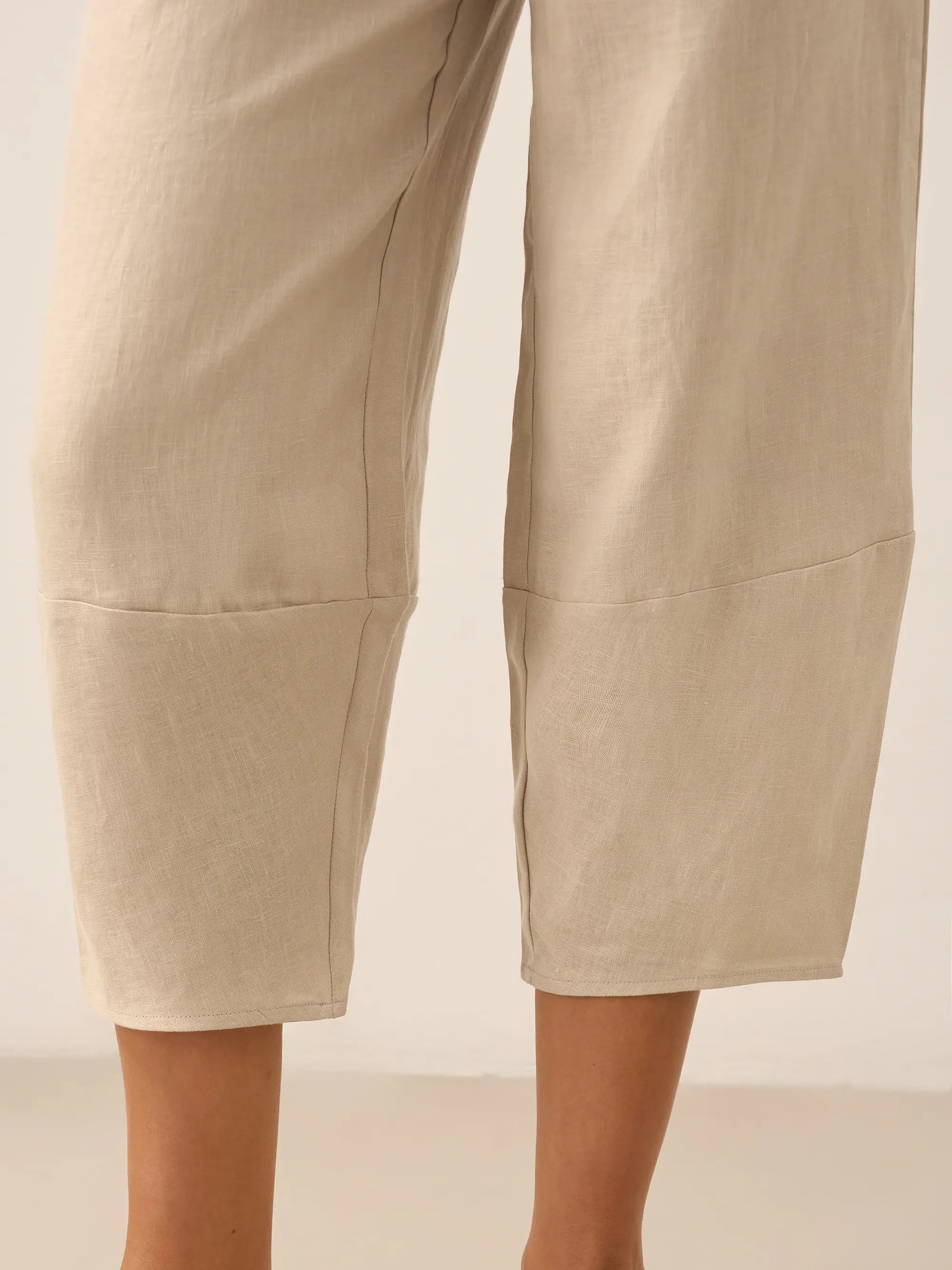 Martina | Pantaloni in Lino con Vestibilità Rilassata