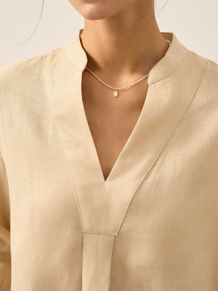 Joanna | Camicia Classica in Lino