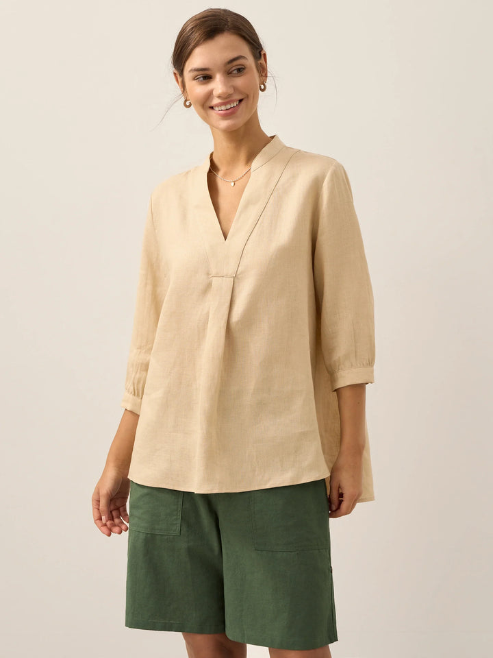Joanna | Camicia Classica in Lino