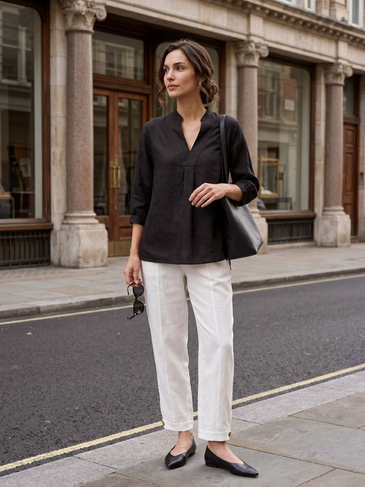 Joanna | Camicia Classica in Lino