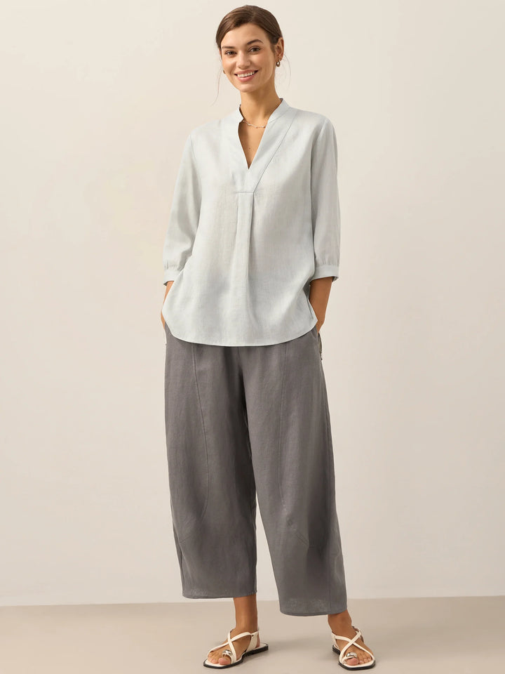 Joanna | Camicia Classica in Lino