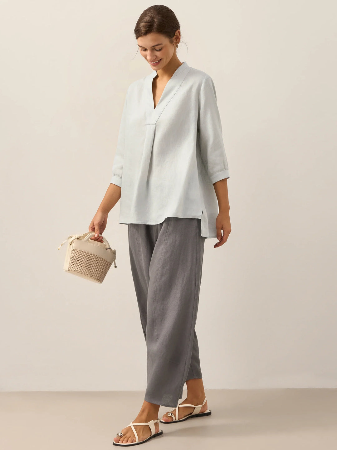 Joanna | Camicia Classica in Lino