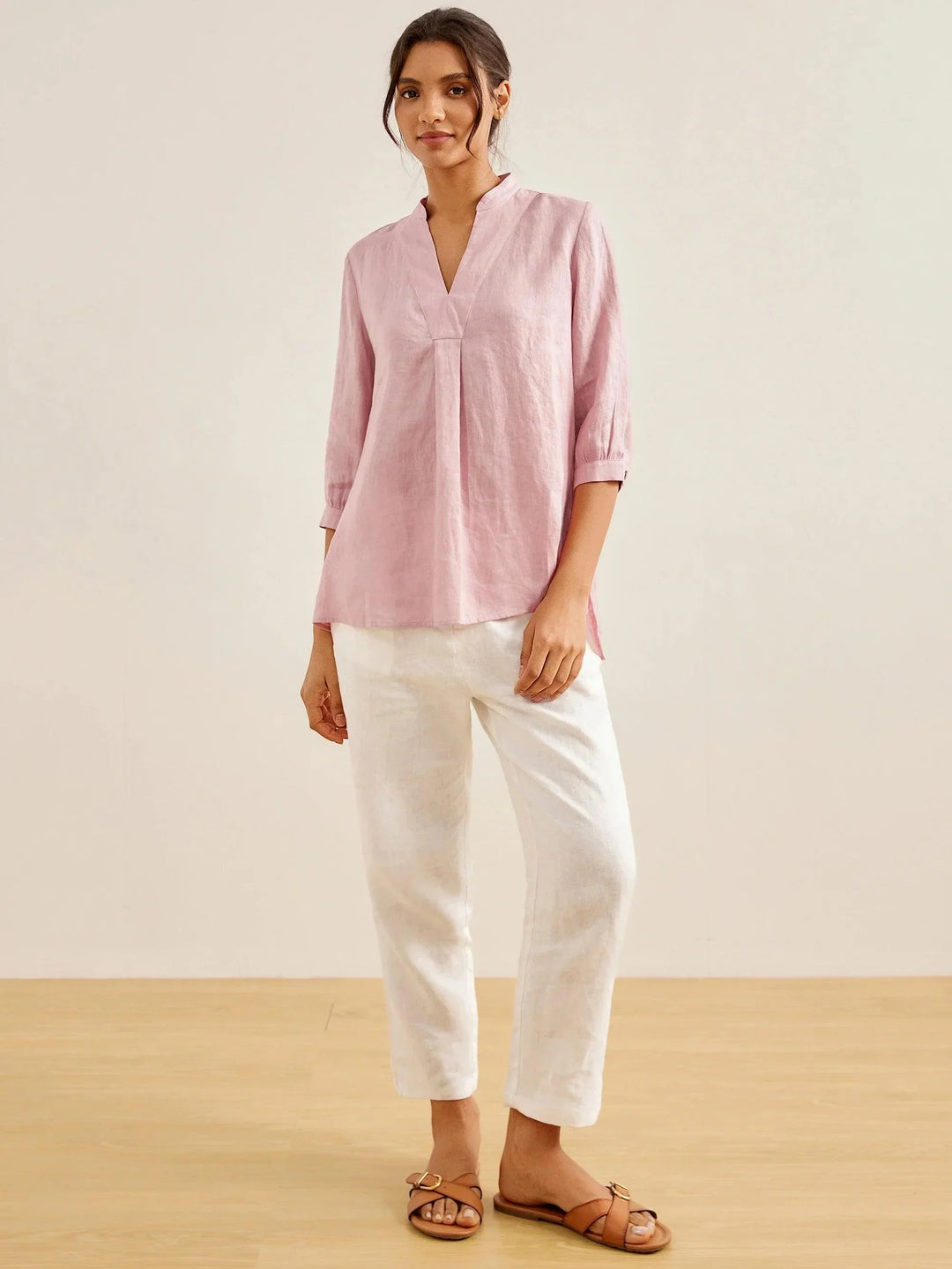 Joanna | Camicia Classica in Lino