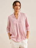 Joanna | Camicia Classica in Lino