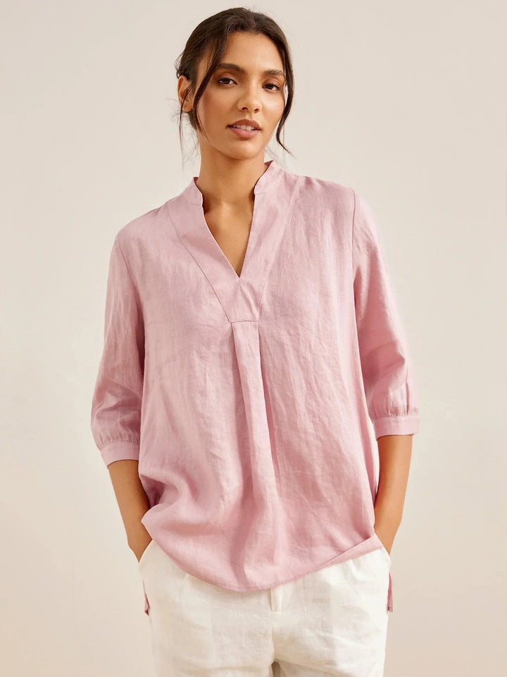Joanna | Camicia Classica in Lino
