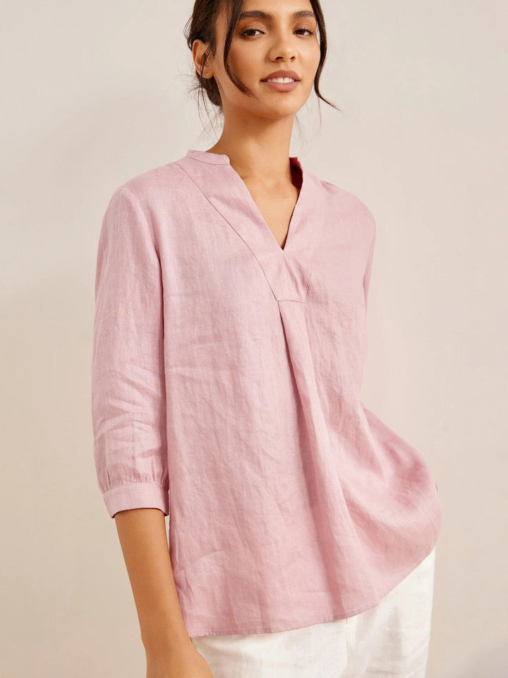 Joanna | Camicia Classica in Lino