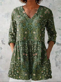 Ginevra | Blusa Floreale Scollo a V