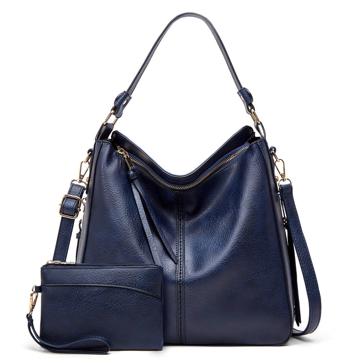 Borsa Hobo di Lusso Antifurto in Pelle + Pochette in Omaggio
