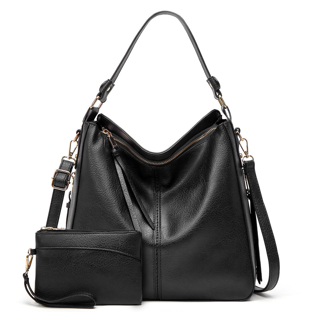 Borsa Hobo di Lusso Antifurto in Pelle + Pochette in Omaggio