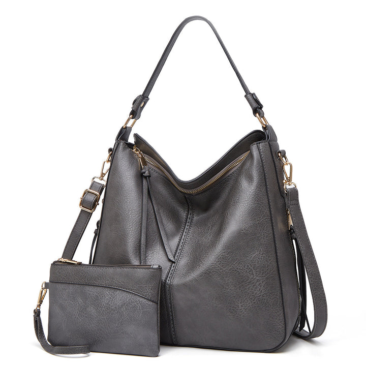 Borsa Hobo di Lusso Antifurto in Pelle + Pochette in Omaggio