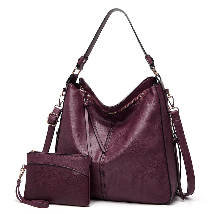 Borsa Hobo di Lusso Antifurto in Pelle + Pochette in Omaggio