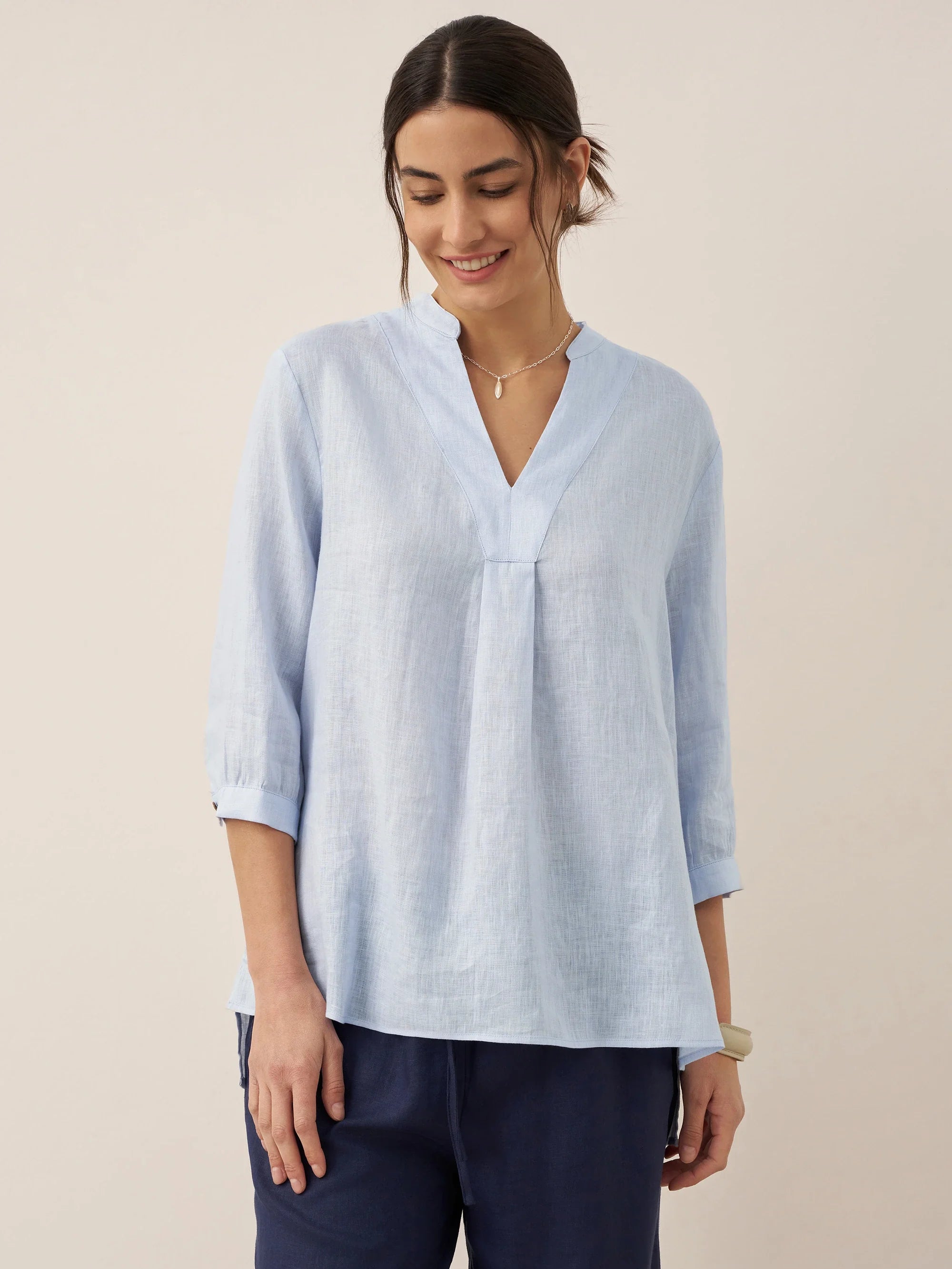 Joanna | Camicia Classica in Lino