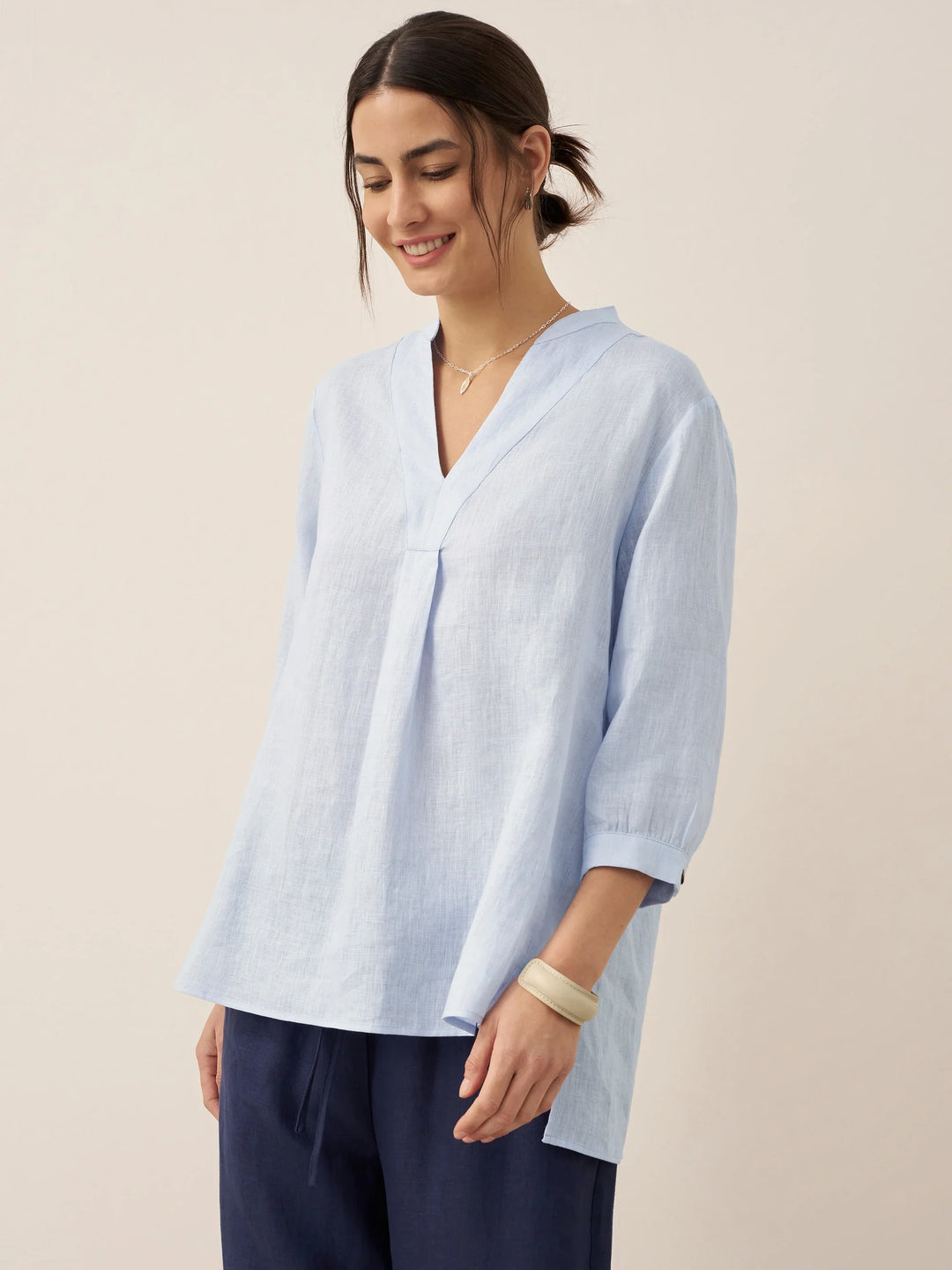 Joanna | Camicia Classica in Lino