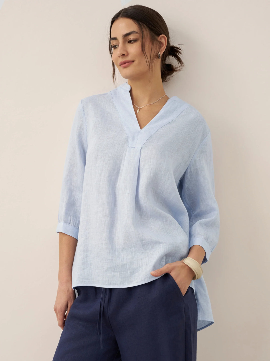 Joanna | Camicia Classica in Lino