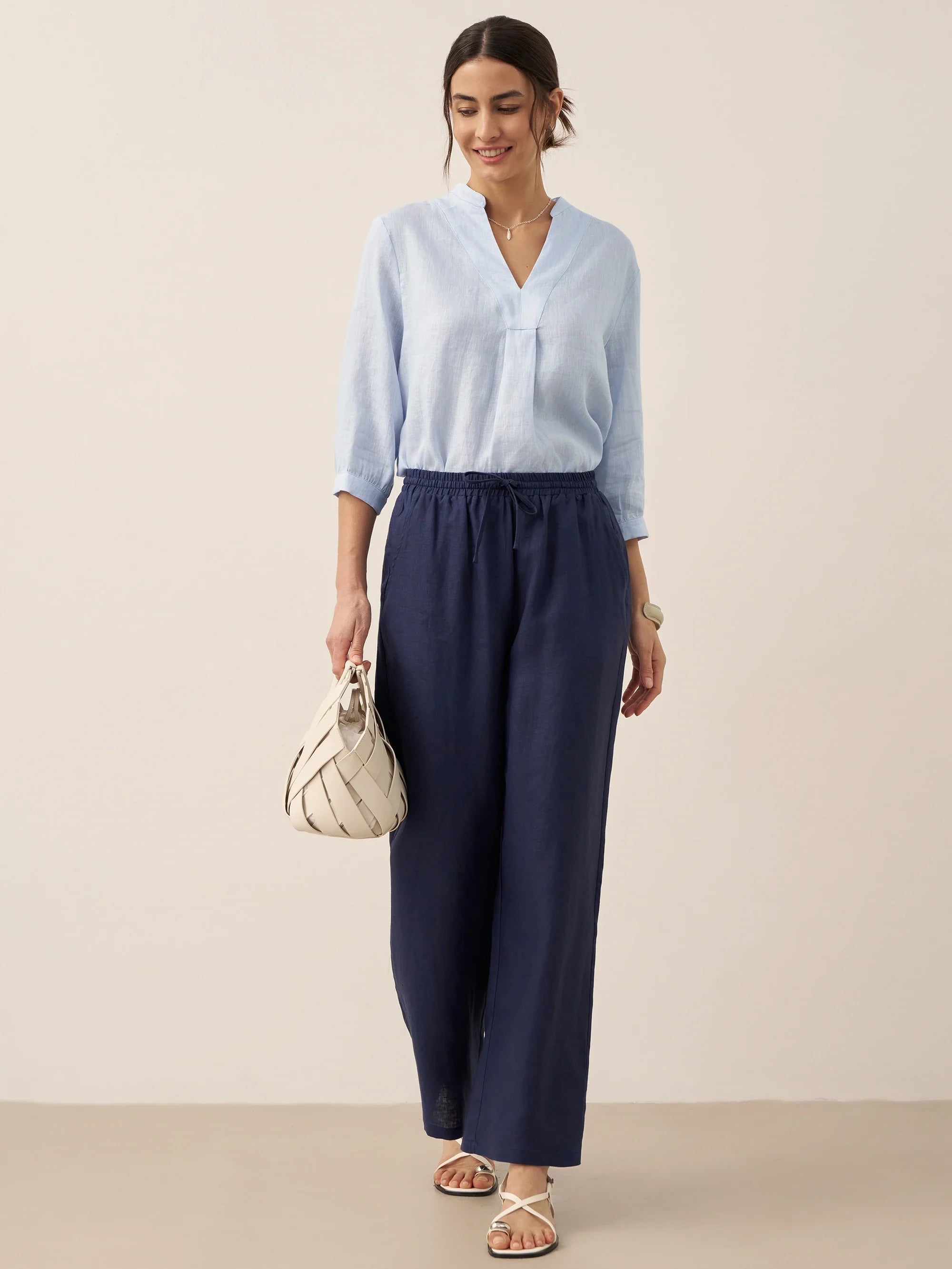 Sofia | Pantaloni Classici in Lino