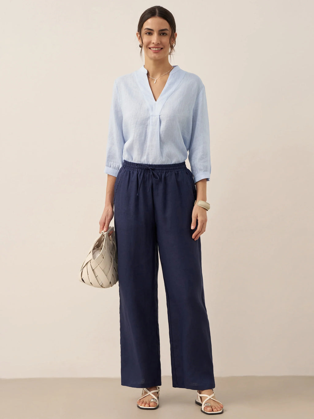 Sofia | Pantaloni Classici in Lino
