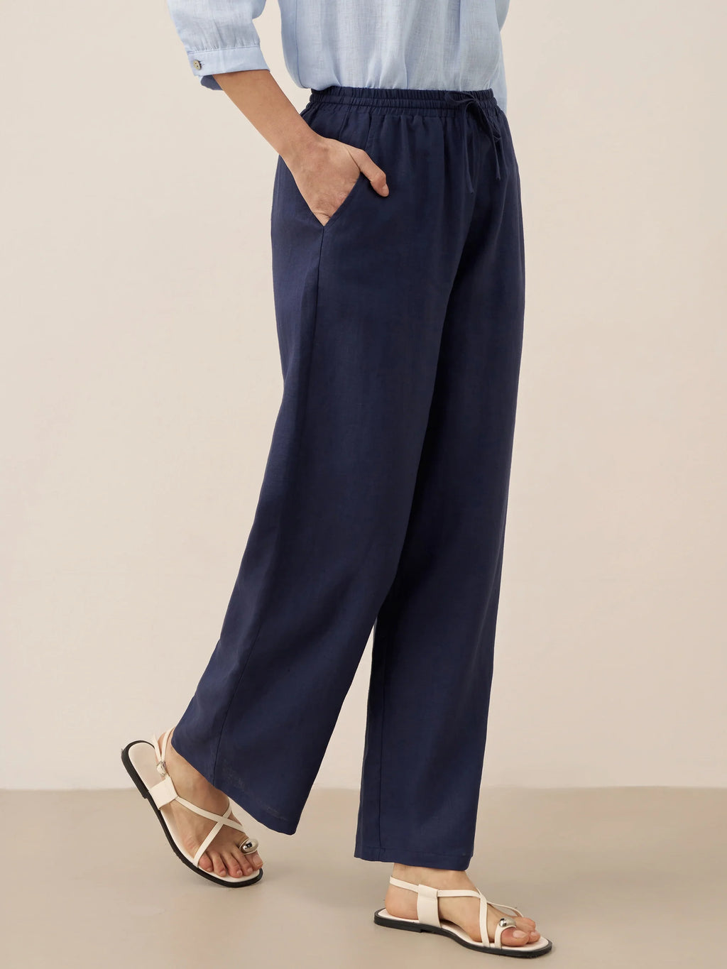 Sofia | Pantaloni Classici in Lino