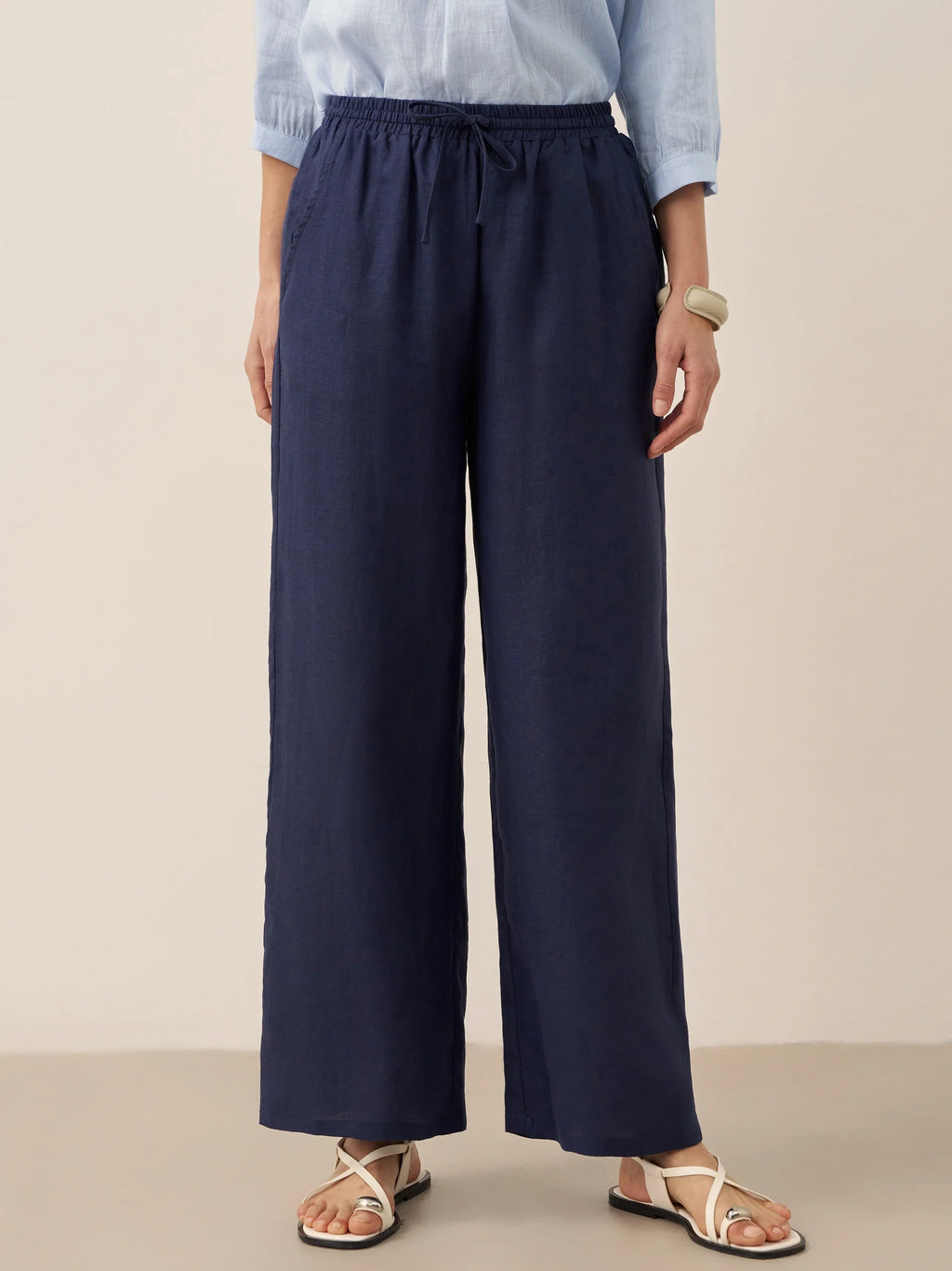 Sofia | Pantaloni Classici in Lino