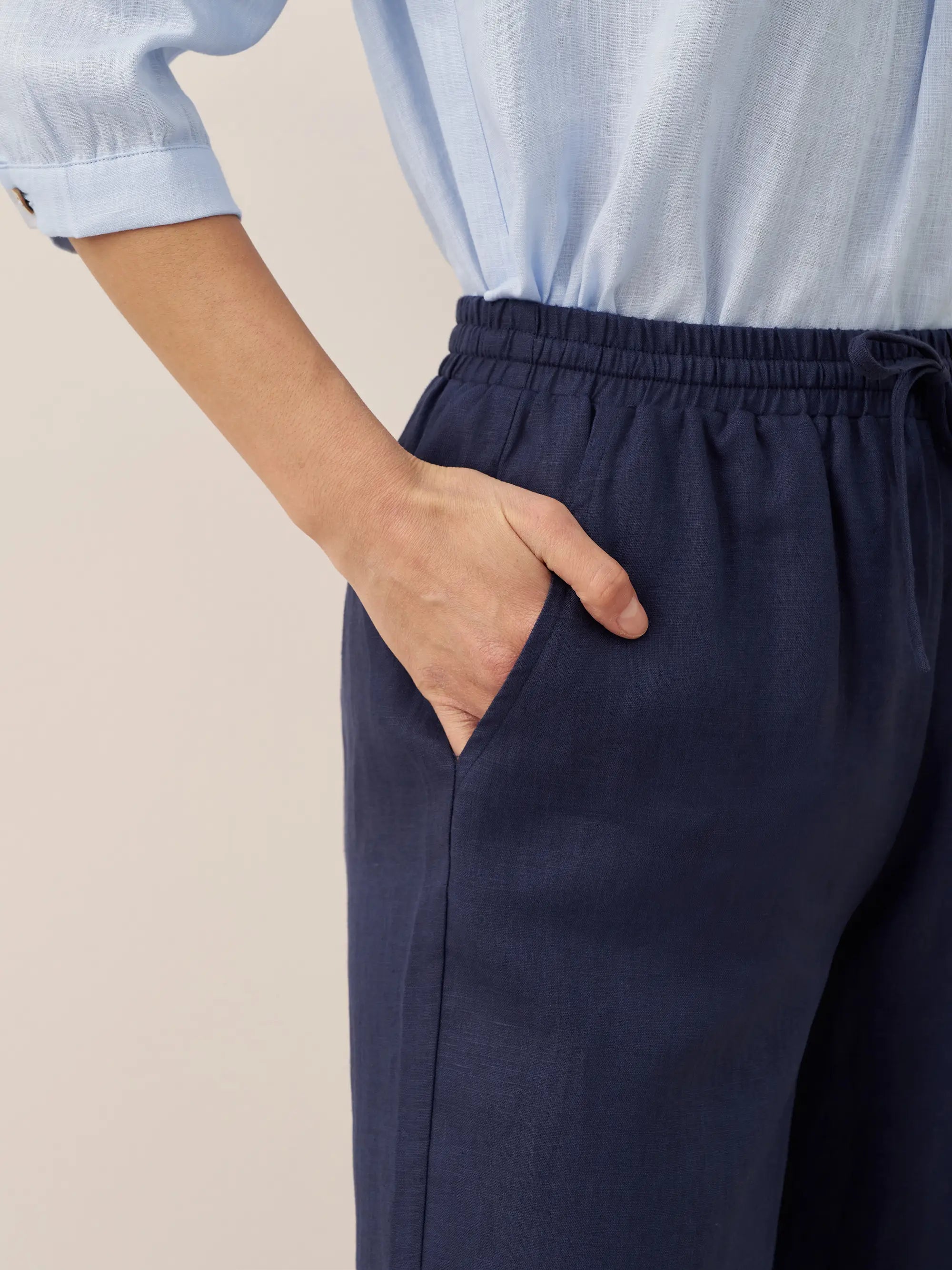 Sofia | Pantaloni Classici in Lino