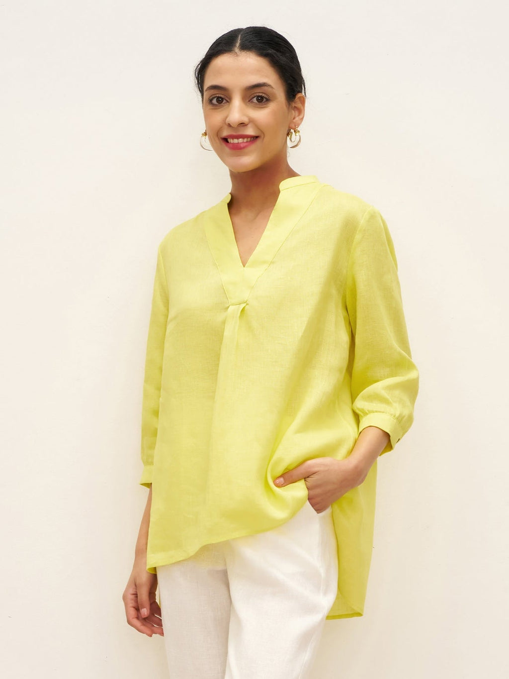 Joanna | Camicia Classica in Lino