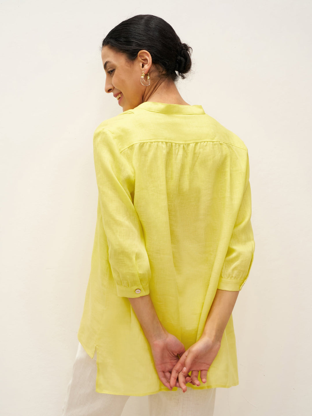 Joanna | Camicia Classica in Lino