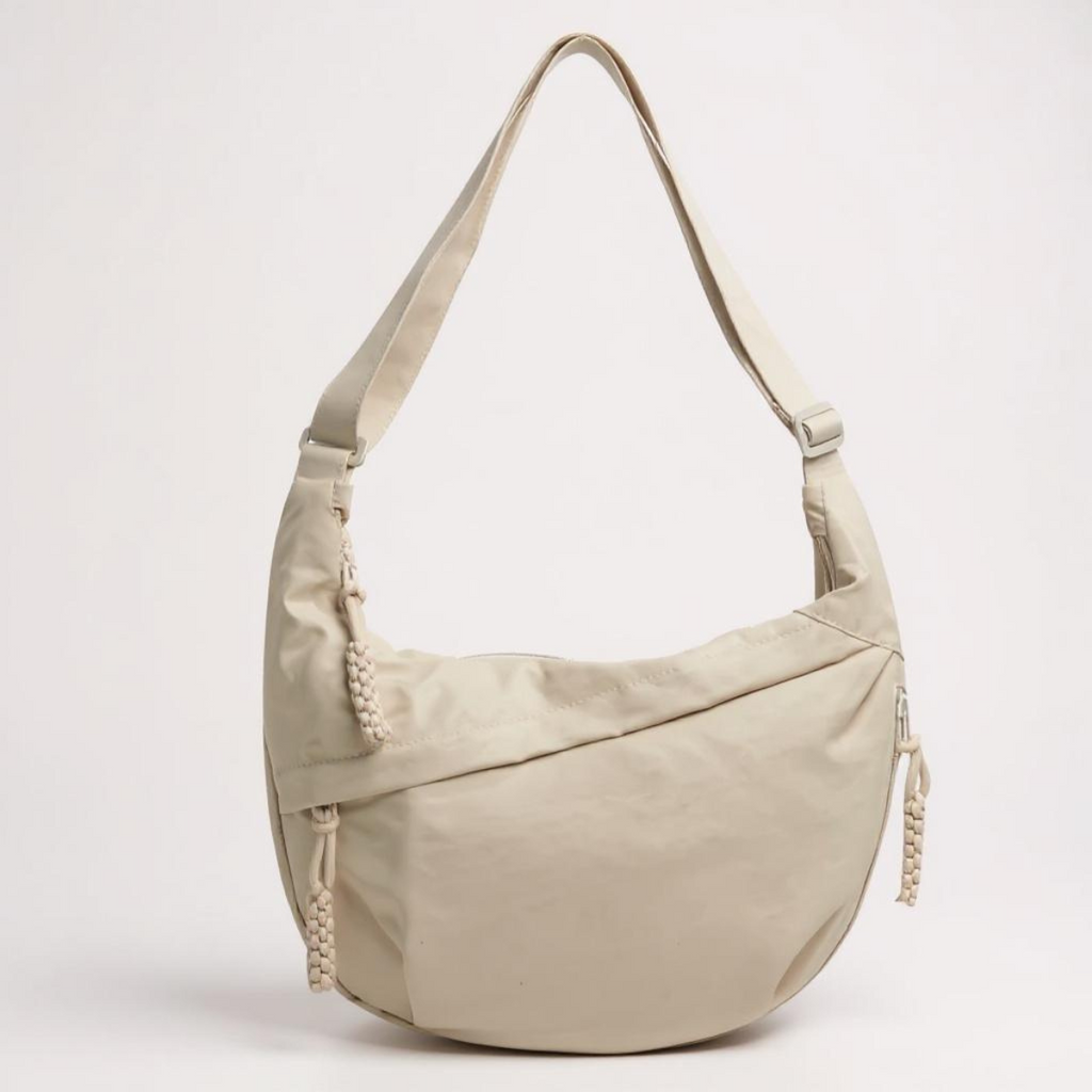 Borsa a spalla beige