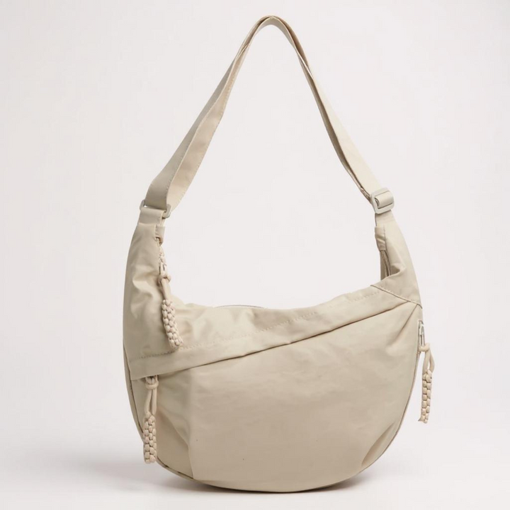 Borsa a spalla beige
