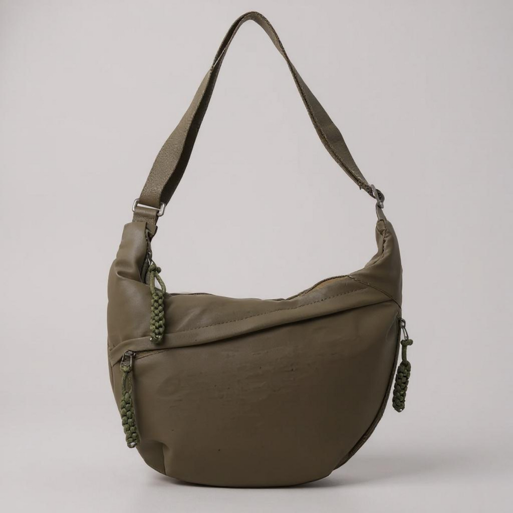 Borsa a spalla verde oliva