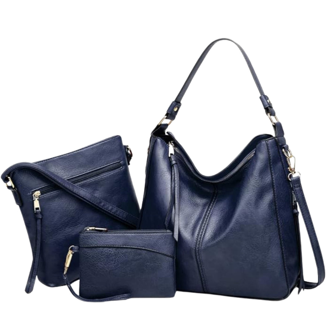 Set Hobo in Vera Pelle – 3 Pezzi