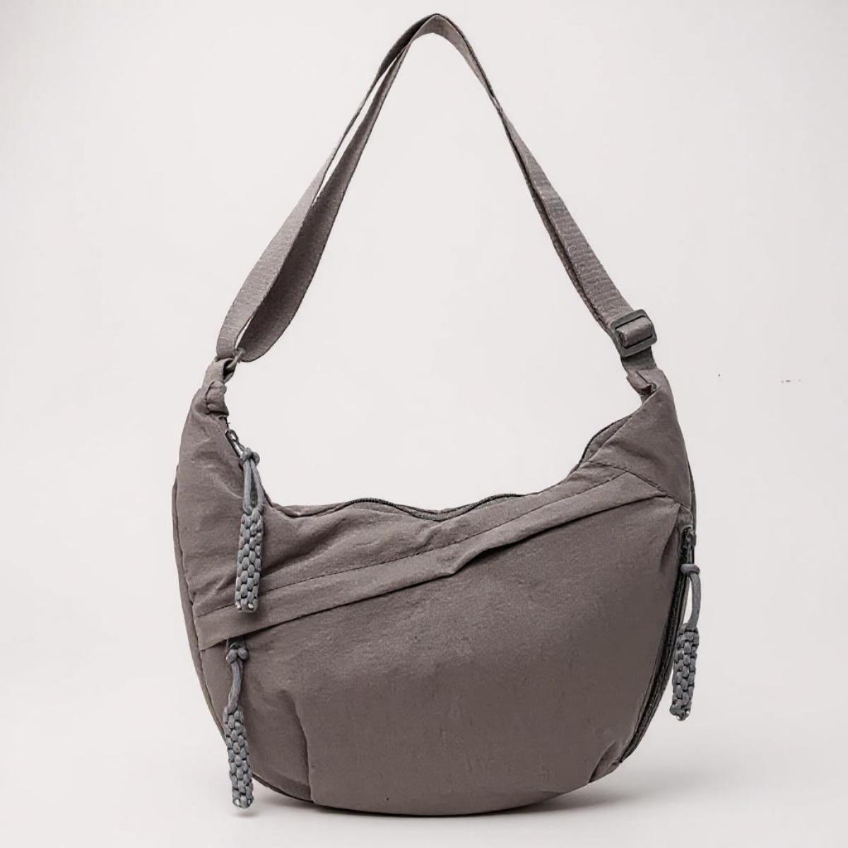 Borsa a spalla grigia