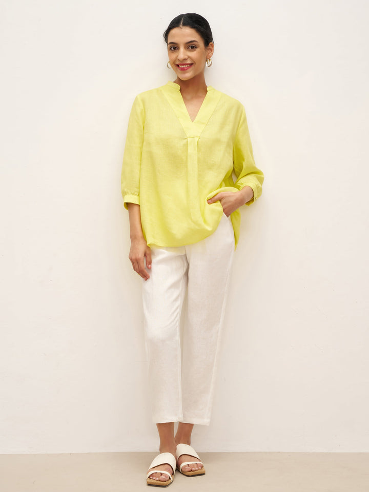 Joanna | Camicia Classica in Lino