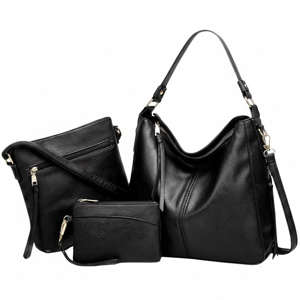 Set Hobo in Vera Pelle – 3 Pezzi
