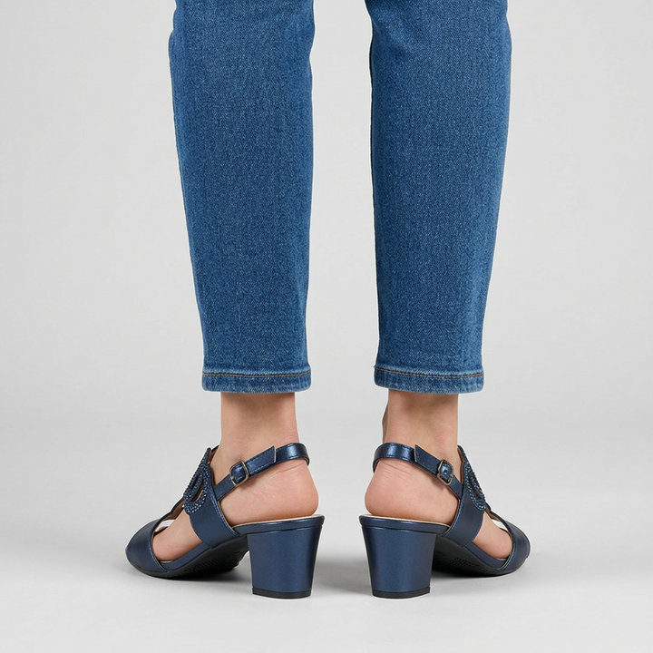 Gea - Sandalo comodo donna con tacco