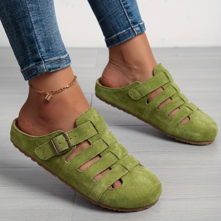 Clara mules verde