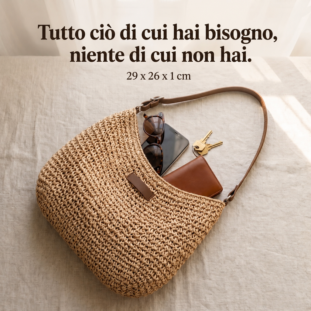 Simona | Borsa Intrecciata Elegante
