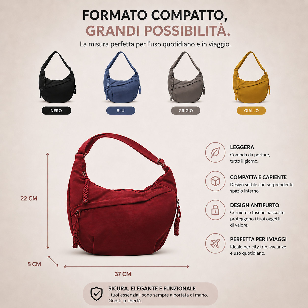 Gioia | Borsa a Spalla