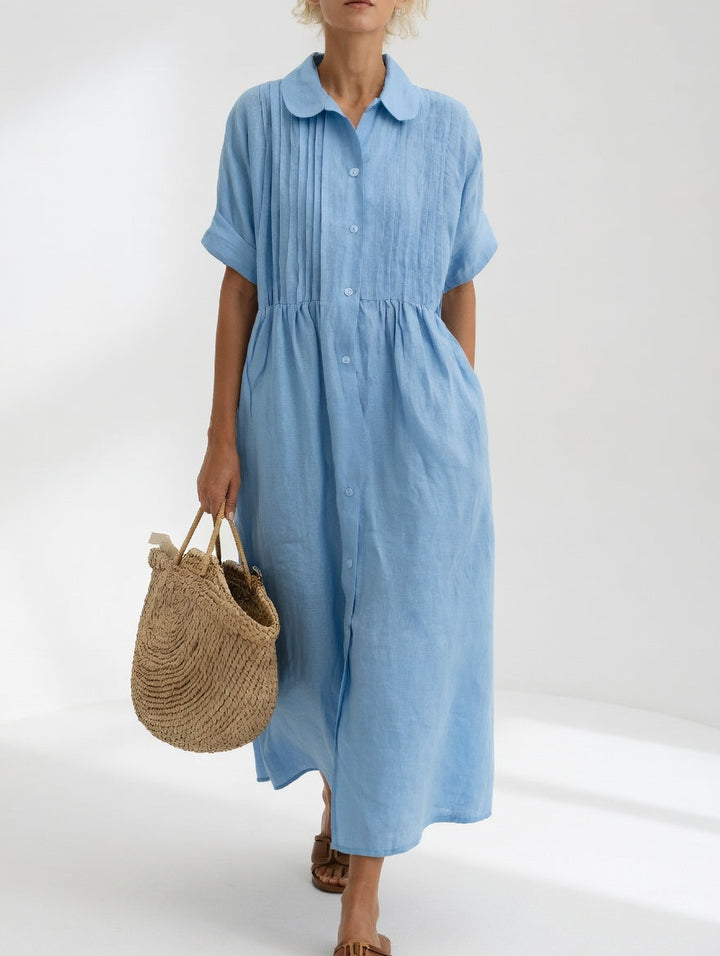 Aurora | Abito Maxi Fluido con Tasche