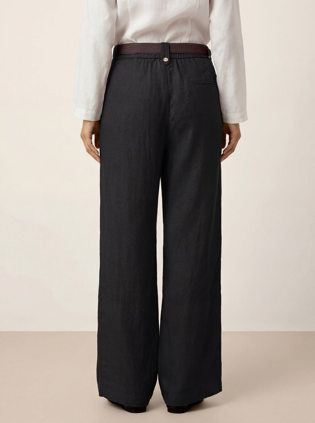 Isabella | Pantaloni Palazzo in Lino e Lyocell
