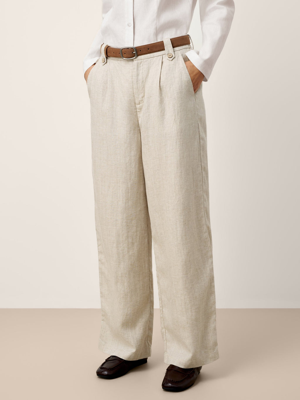 Isabella | Pantaloni Palazzo in Lino e Lyocell