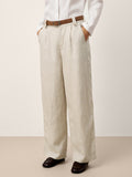 Isabella | Pantaloni Palazzo in Lino e Lyocell