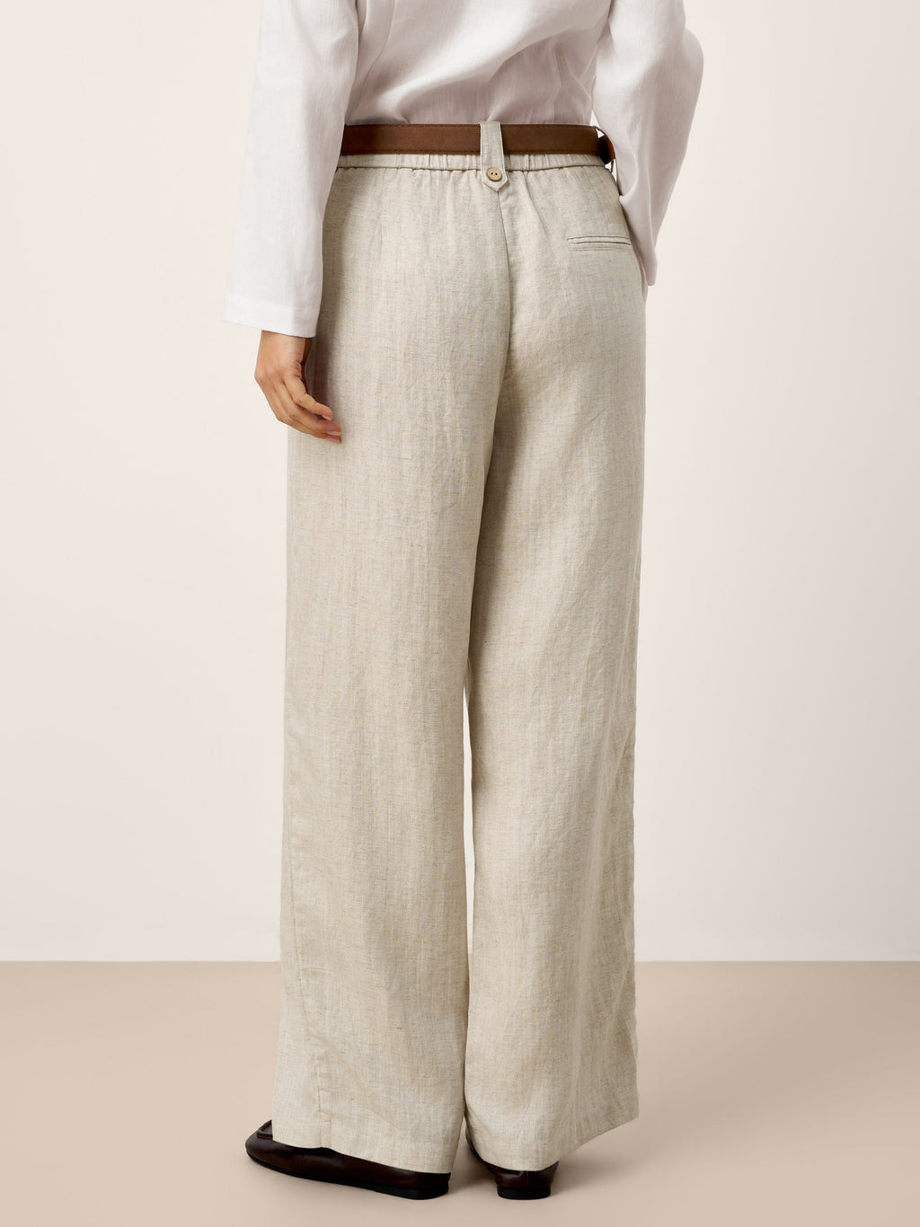Isabella | Pantaloni Palazzo in Lino e Lyocell