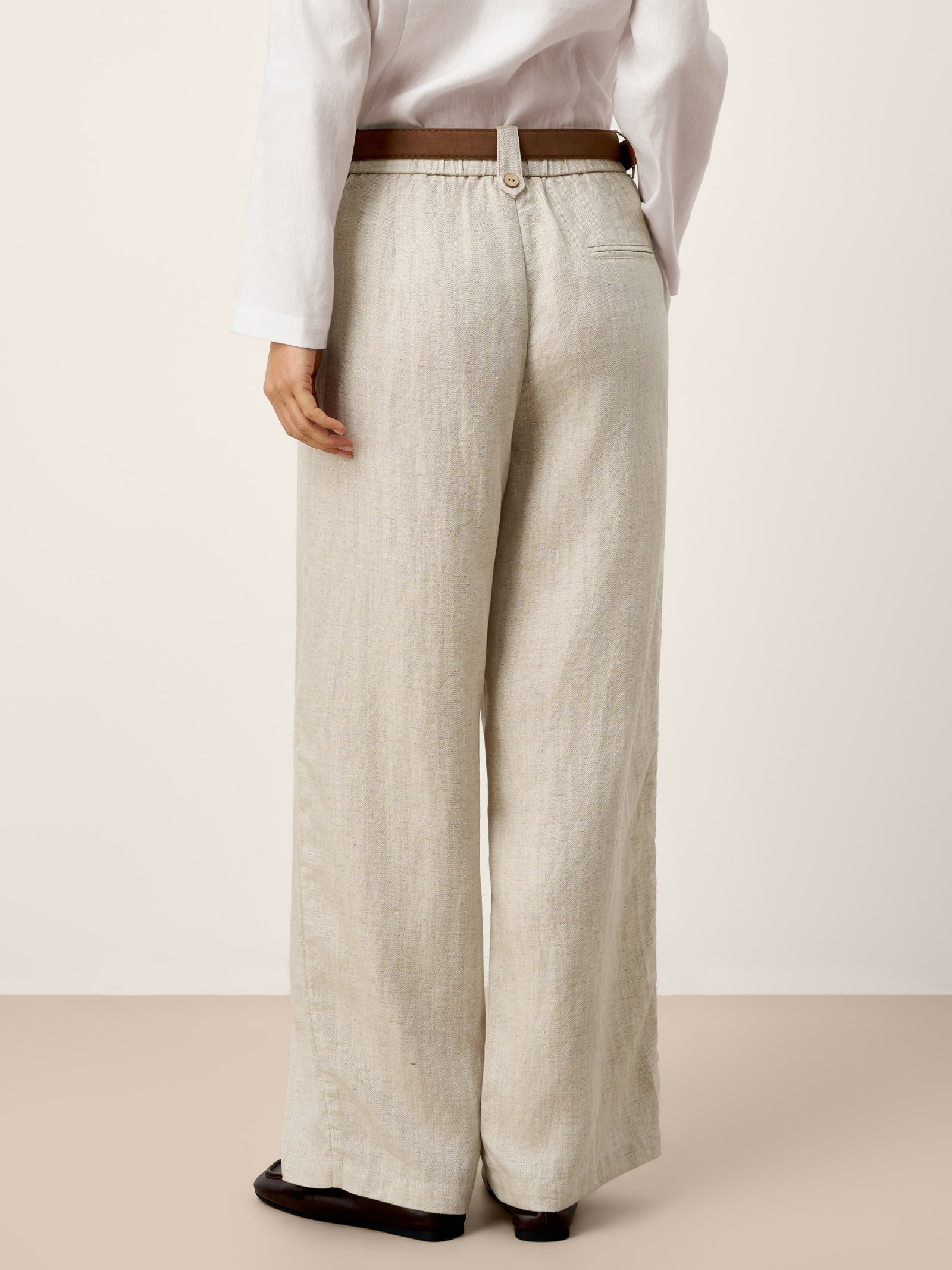Isabella | Pantaloni Palazzo in Lino e Lyocell